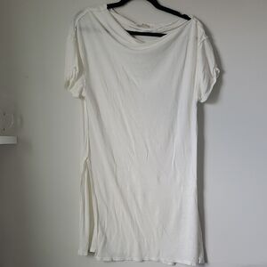 Cream Short Sleeve Tunic